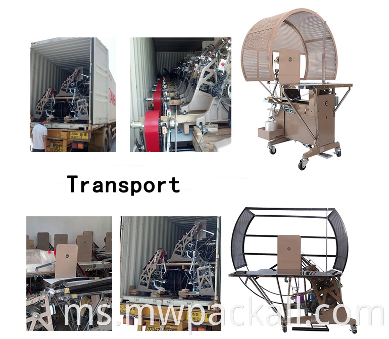 Bale Tie Automatik PE Mengikat Bundling Strapping Machine /mesin pengikat untuk Karton /Tuala